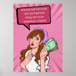 Pop Art Woman Funny hilarious quote and  Saying  Poster<br><div class="desc">Looking for a fun and quirky way to add humour to your walls? Look no further than the Pop Art Woman Hillarious Saying Poster. Featuring an iconic pop art woman and a funny saying, this poster will bring a smile to your face every time you see it. The perfect blend...</div>