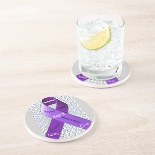 Pop Art Words of Hope Coaster
