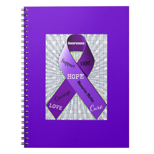 Pop Art Words of Hope Spiral Notebook (Front)