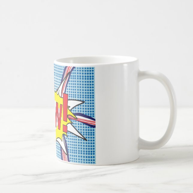 Pop art 'wow' mug (Right)