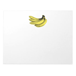 Pop Art Yellow Banana Graphic Notepad