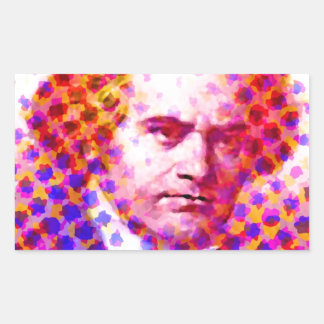 Pop Beethoven Rectangular Sticker