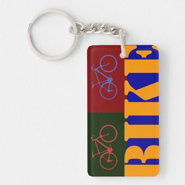 pop bike item key ring (Front)