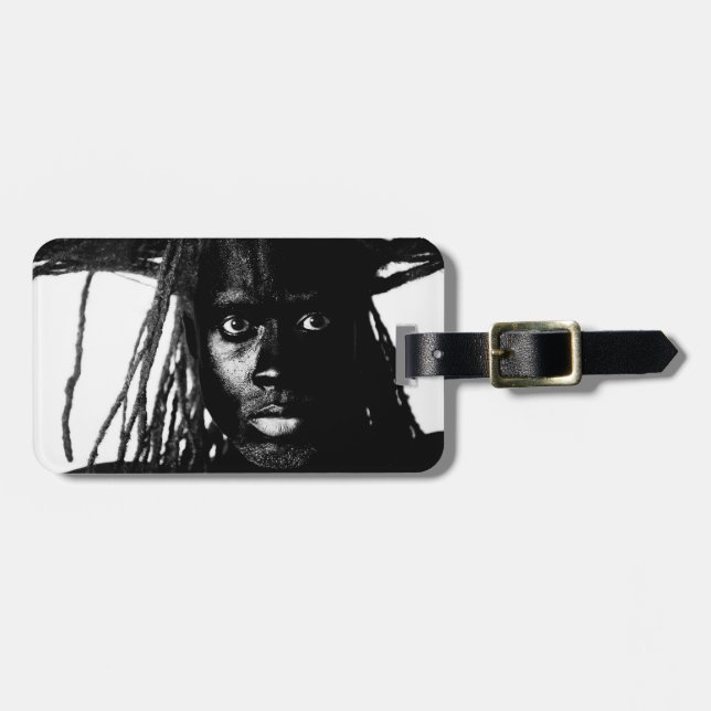 pop blacq luggage tag (Front Horizontal)