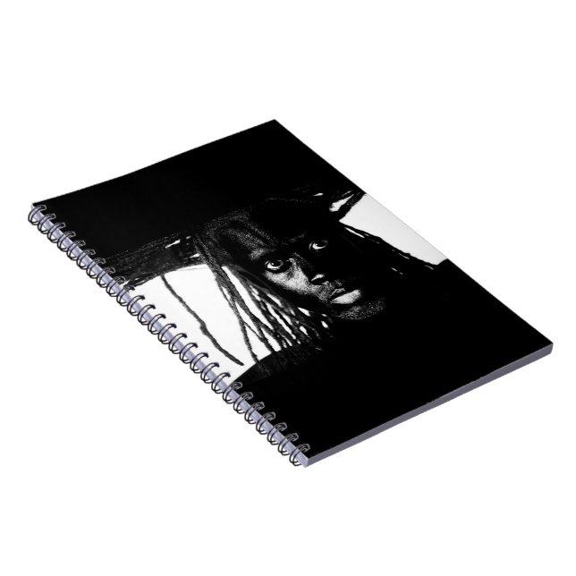 pop blacq spiral notebook (Right Side)