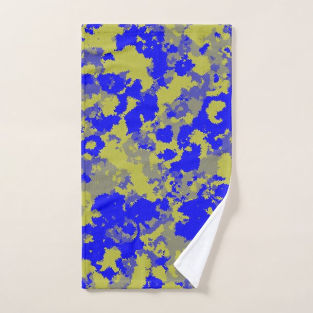 Pop Camo Pattern Bath Towel Set (Hand Towel)