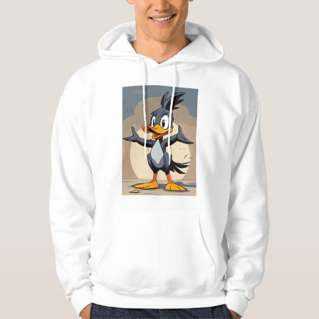 Pop Cartoons Design T-Shirt: A Fun and Stylish Add Hoodie (Front)