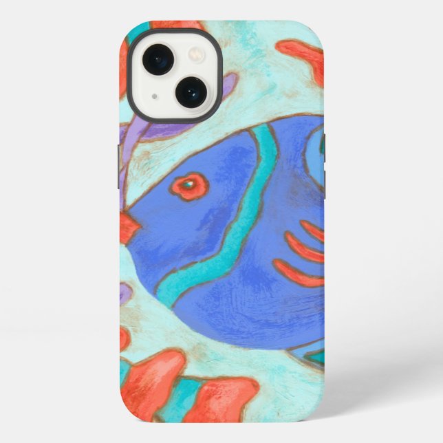 Pop-Coloured Fish iPhone Case (Back)
