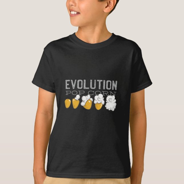 Pop Corn Evolution T-Shirt (Front)