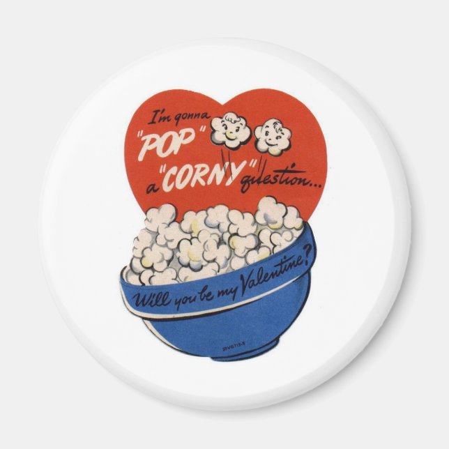 Pop "Corny" Valentine Magnet (Front)