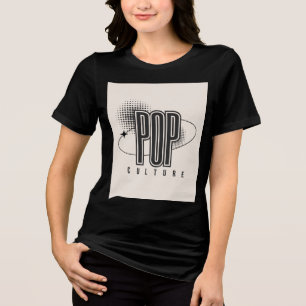 Pop Culture Graphic T-Shirt Retro Typography Tee