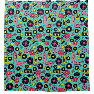 Pop Culture Shower Curtain – Bold & Trendy