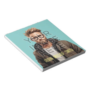 Pop Culture Signable Add Photo Personalised Custom Notepad