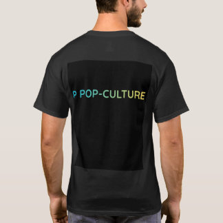 POP-CULTURE T-Shirt - Gradient Typography Back