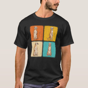 Pop Cute Africa Zoo Animal Meerkat T-Shirt