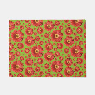 Pop Daisy Red Doormat