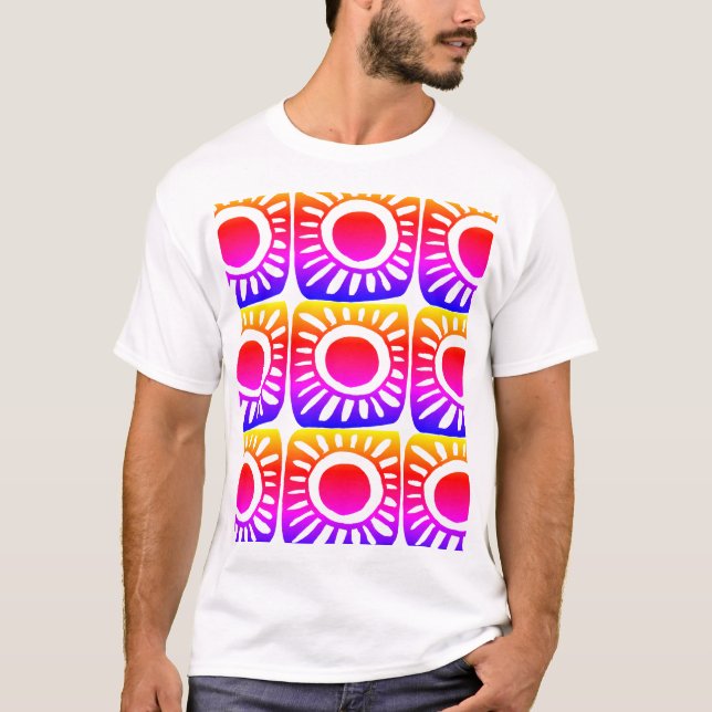 Pop design in bright colors T-Shirt (Front)
