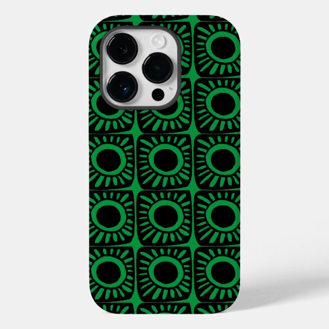 Pop design in green Case-Mate iPhone case (Back)