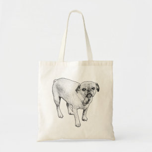 Pop Dotted Dog Art Tote For Everyday Outings Bag