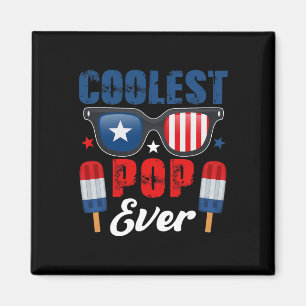 Pop Ever Sungles Ice Creams As American Flag Magnet