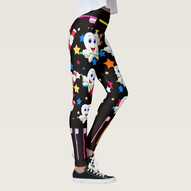 Pop Fashion Nurse Dental Leggings (Right)