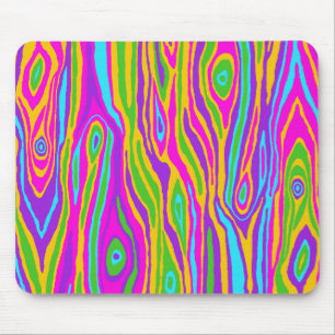Pop Faux Bois Mouse Pad