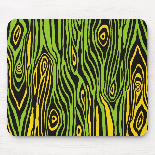 Pop Faux Bois Mouse Pad (Front)