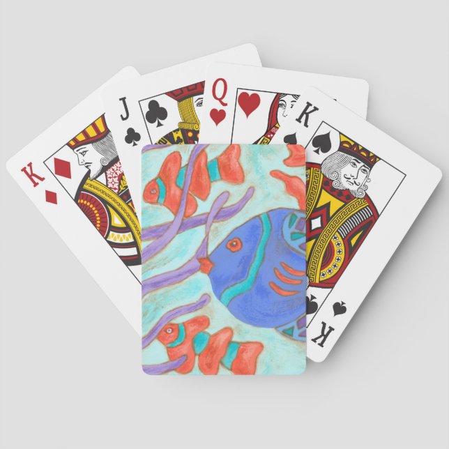 Pop Fish Playing Cards (Back)