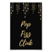 Pop Fizz Clink Art Print