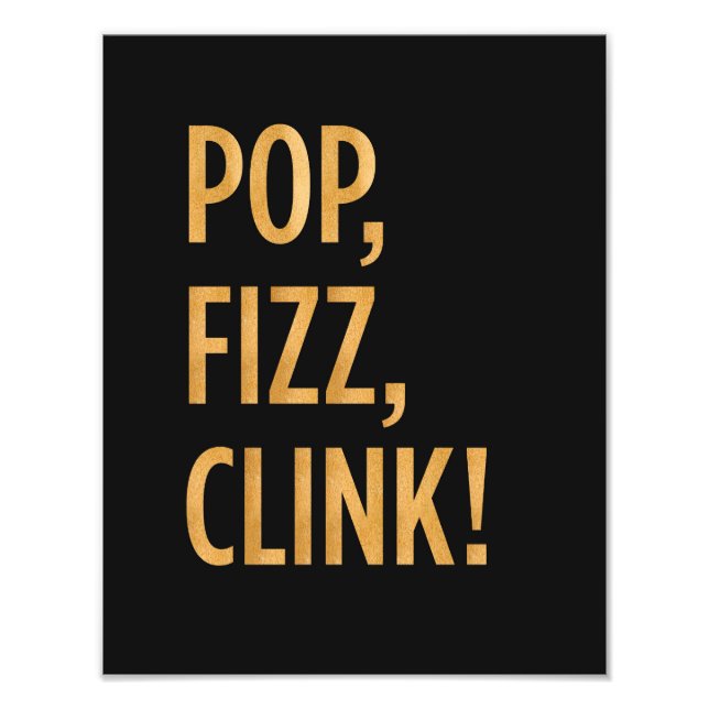 Pop. Fizz. Clink. Print (Front)