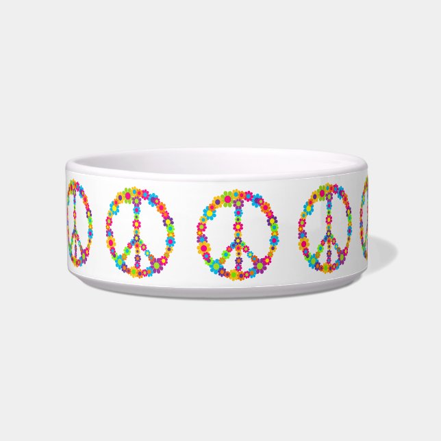 Pop Flower Power Peace Bowl (Left)