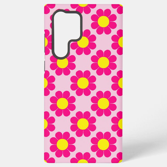 Pop Flower Power Samsung Galaxy S22 Ultra Case (Back)