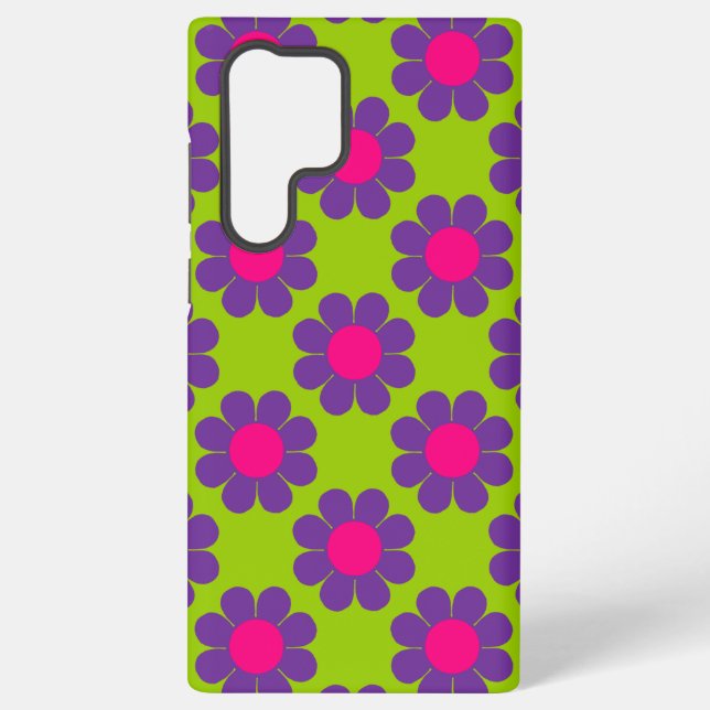 Pop Flower Power Samsung Galaxy S22 Ultra Case (Back)