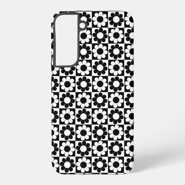 Pop Flower Power Squares Samsung Galaxy S22+ Case (Back)