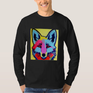 Pop Fox Fun Cute Colourful For Men Women & Kids T-Shirt