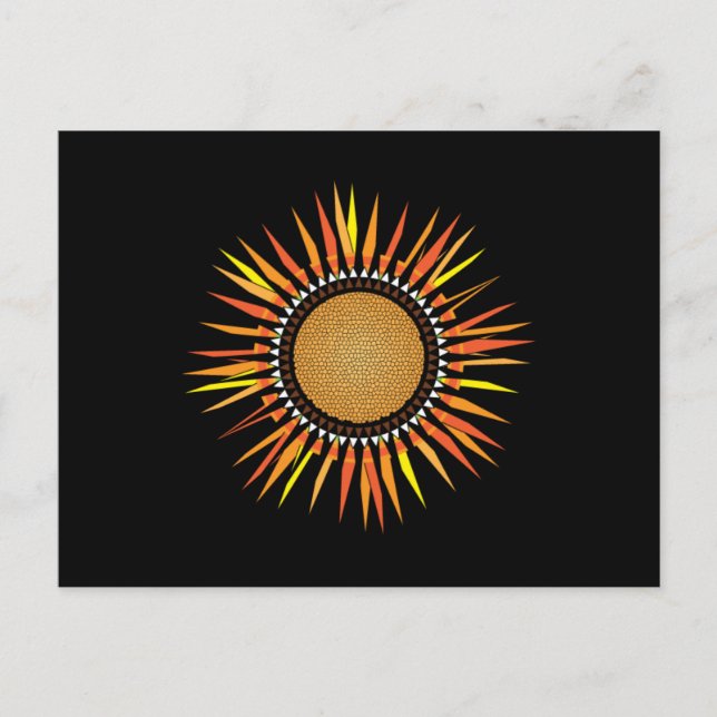 Pop Gazania Postcard (Front)