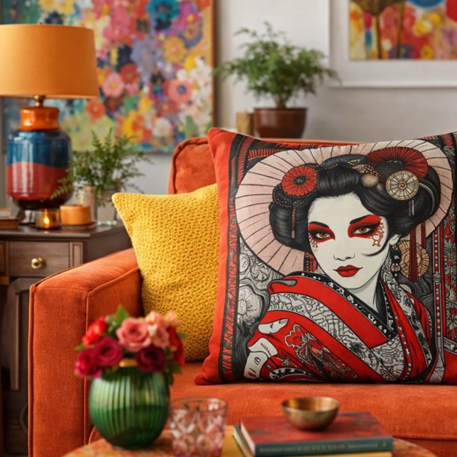 Pop Geisha Cushion (Creator Uploaded)