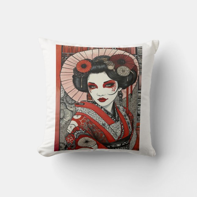 Pop Geisha Cushion (Front)