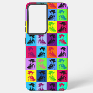 Pop Geisha Squares Samsung Galaxy Case