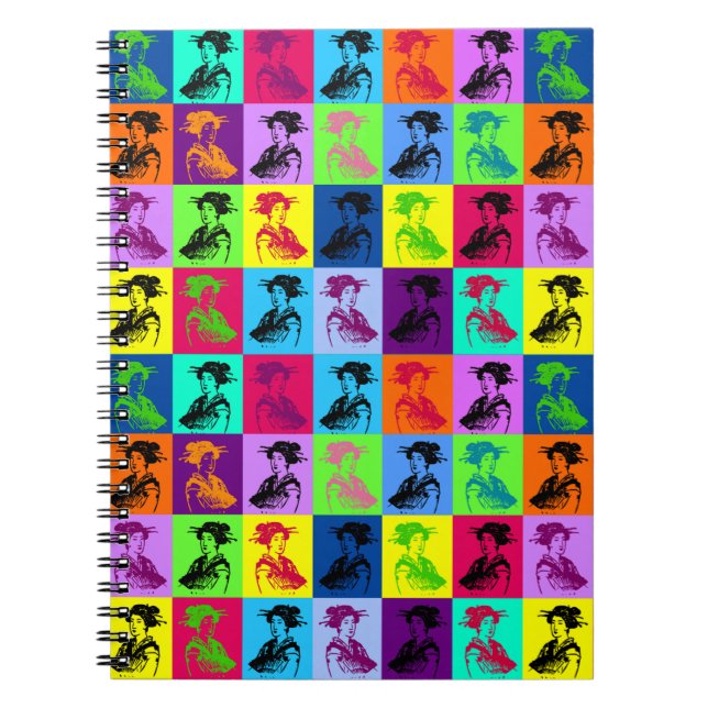 Pop Geishas Spiral Notebook (Front)