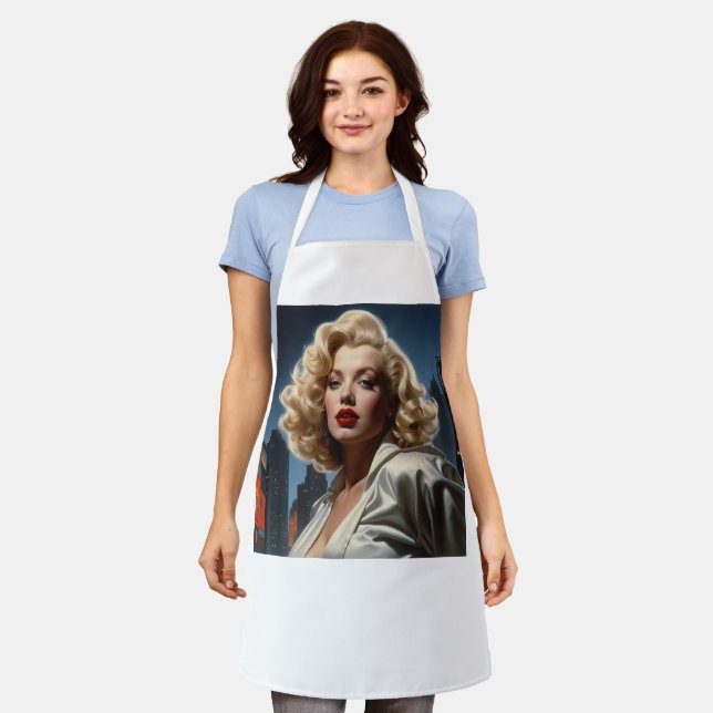 Pop Goes Marilyn Apron (Worn)