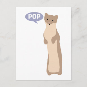 Pop Goes the Weasel Postcard