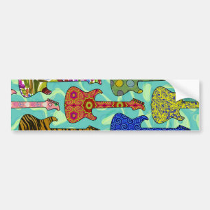 POP GUITARS BUMPER STICKER