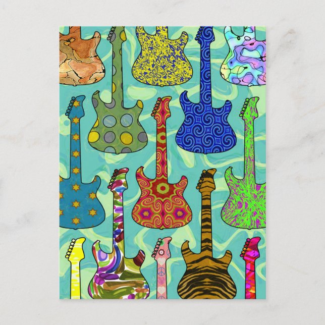 POP GUITARS POSTCARD (Front)