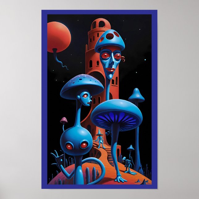 Pop into a Psychedelic Dream Poster (Front)