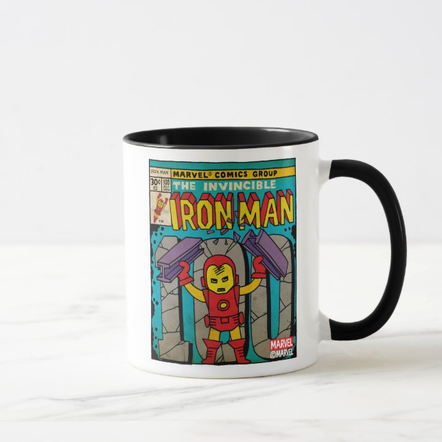 Pop Iron Man Comic Cover #100 Mug (Right)