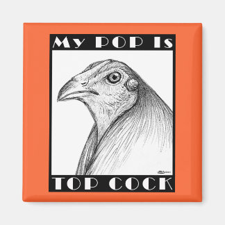 Pop Is Top Cockbird Magnet