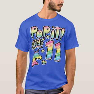 Pop It 11th Birthday Girl Boys 11 Year Old Fidget T-Shirt