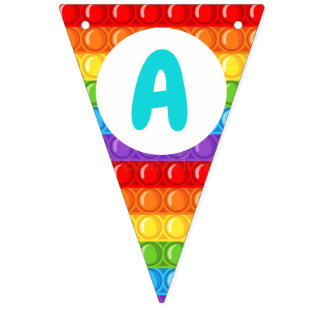 pop it banderins bunting 