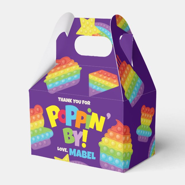 Pop It! | Birthday Favour Box (Front Side)